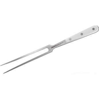 Вилка для мяса SAMURA HARAKIRI SHR-0065W (белая рукоять)