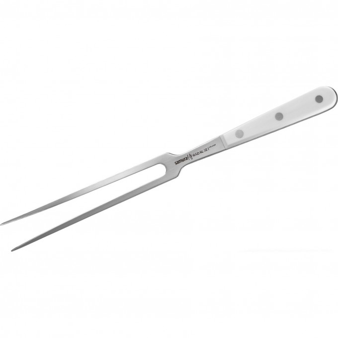 Вилка для мяса SAMURA HARAKIRI (белая рукоять) SHR-0065W